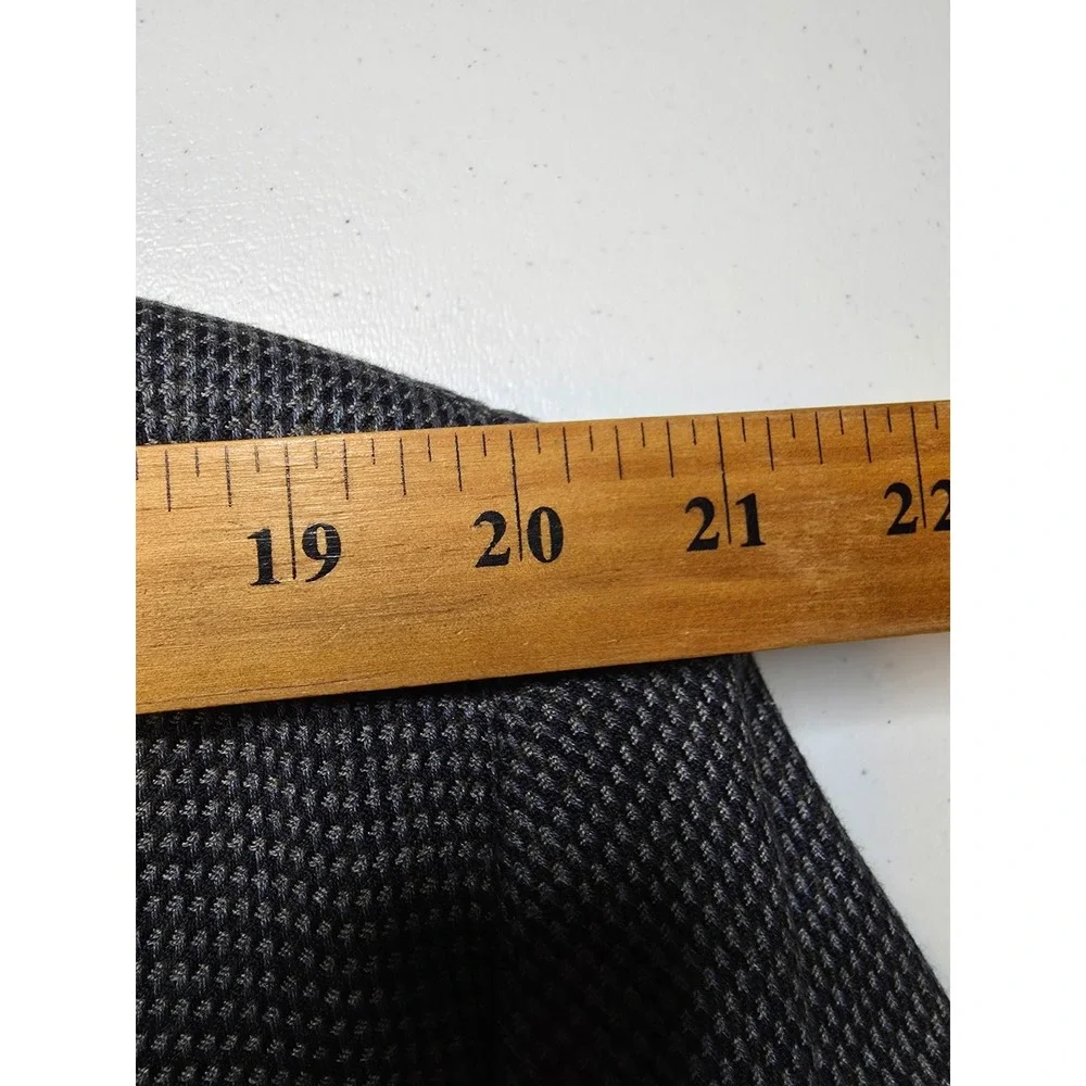 Michael Kors Blazer‎ Jacket Mens 44R Gray Houndstooth Sport Coat Polyester Blend